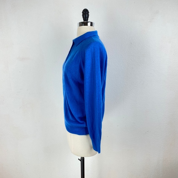 Vtg Designer Originals Blue Short Sleeve Sweater Pull-Over Pin-Up Girl M/L 38 - Picture 6 of 9